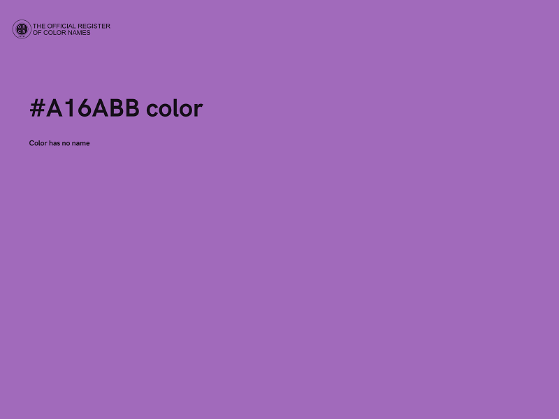 #A16ABB color image