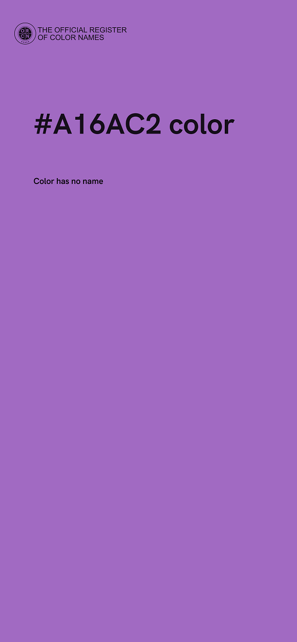 #A16AC2 color image