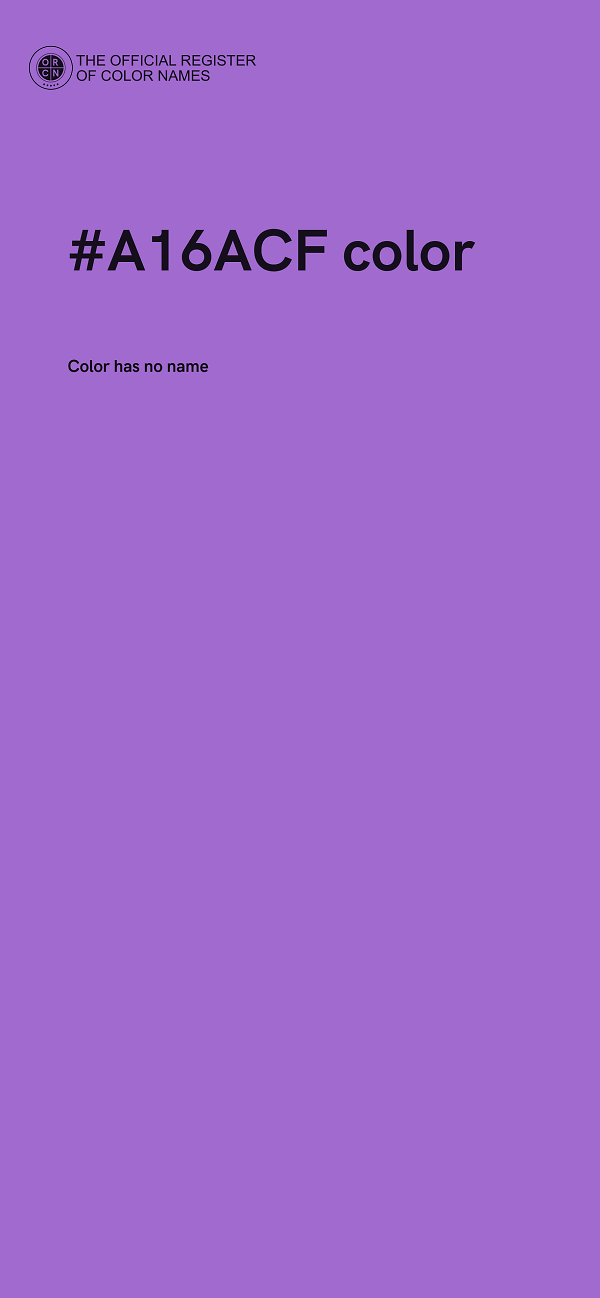 #A16ACF color image