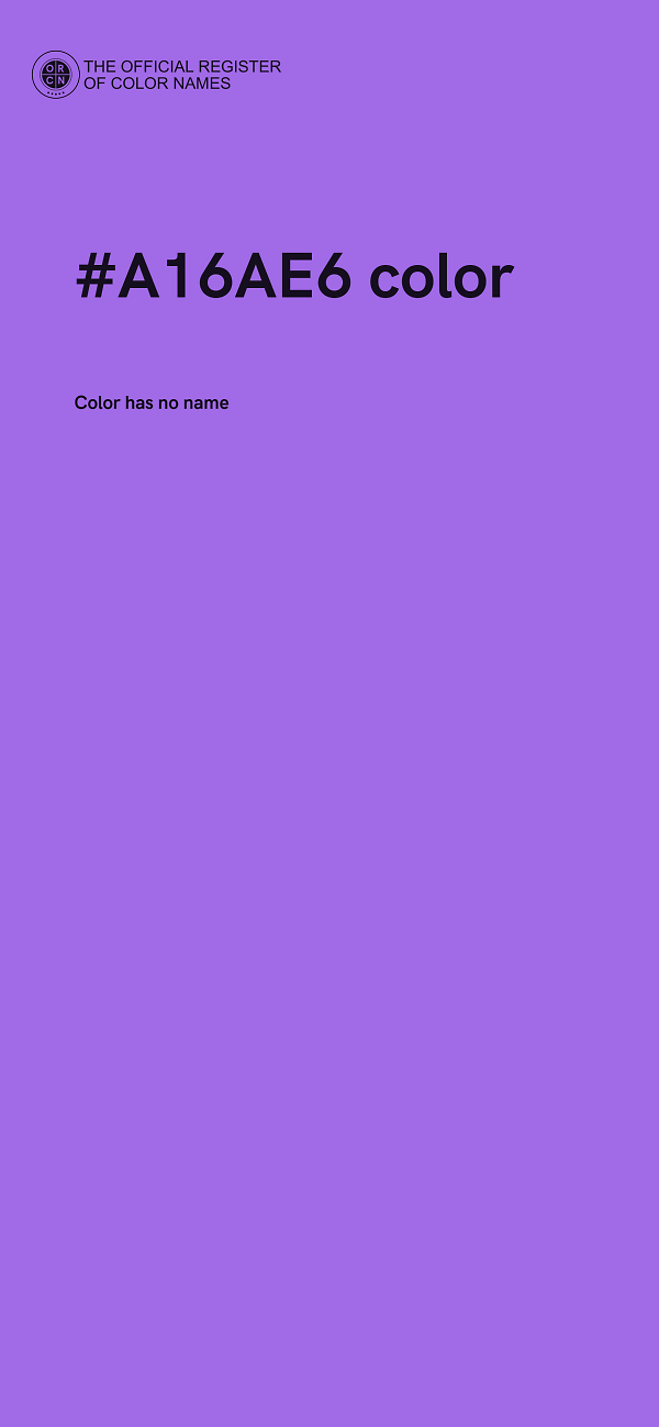 #A16AE6 color image