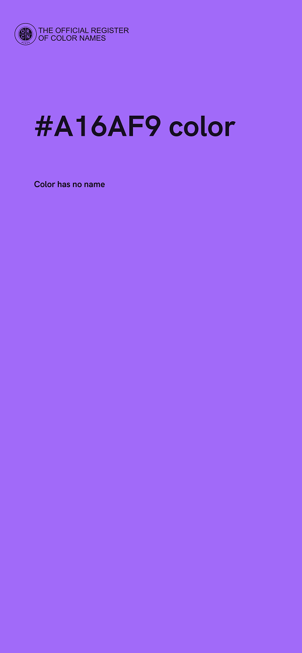 #A16AF9 color image