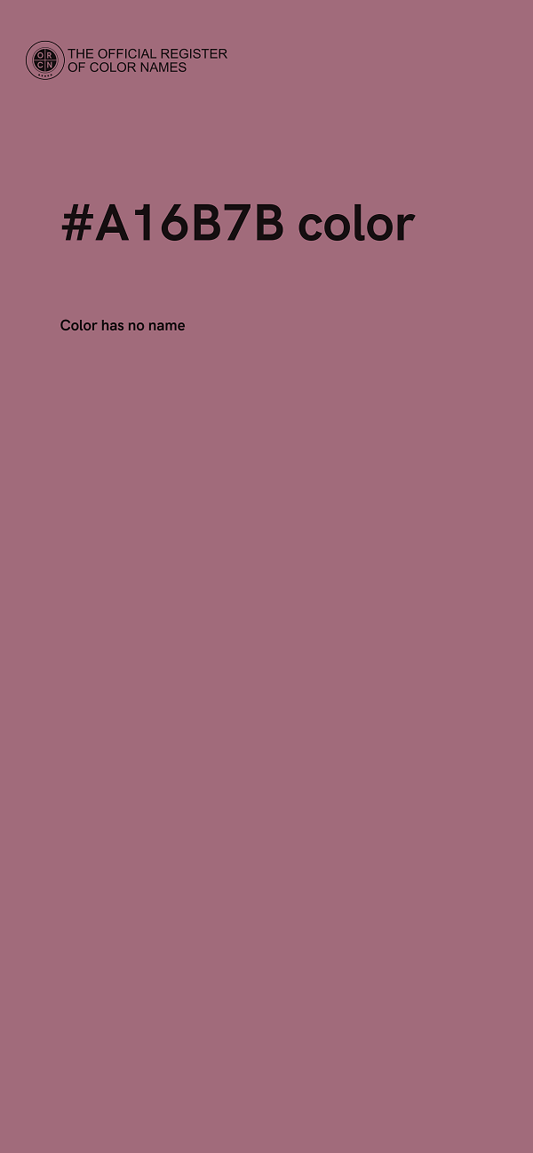 #A16B7B color image