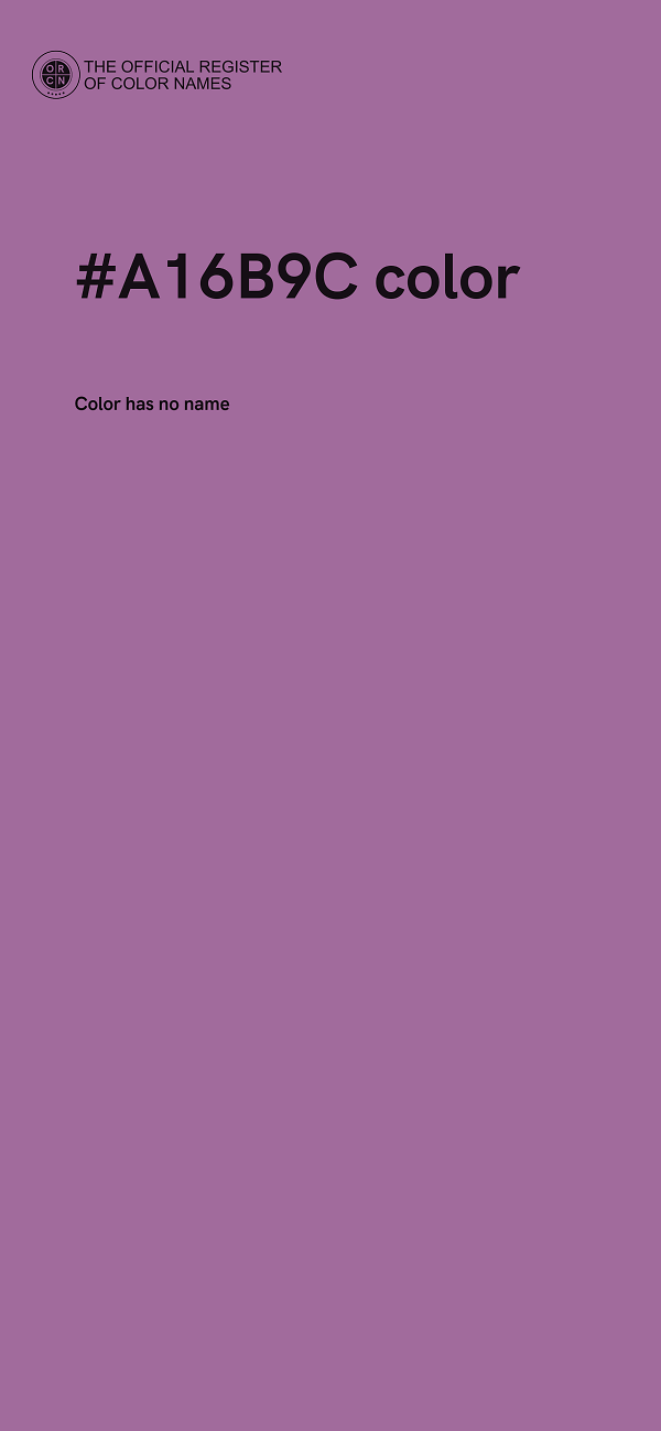 #A16B9C color image