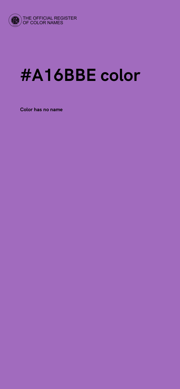 #A16BBE color image