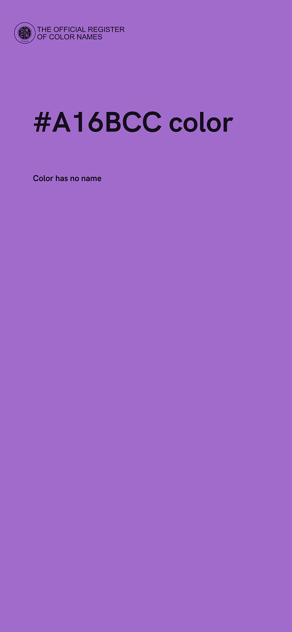 #A16BCC color image