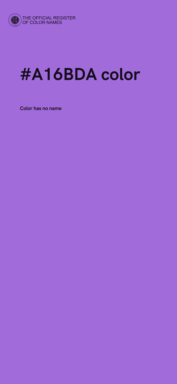 #A16BDA color image