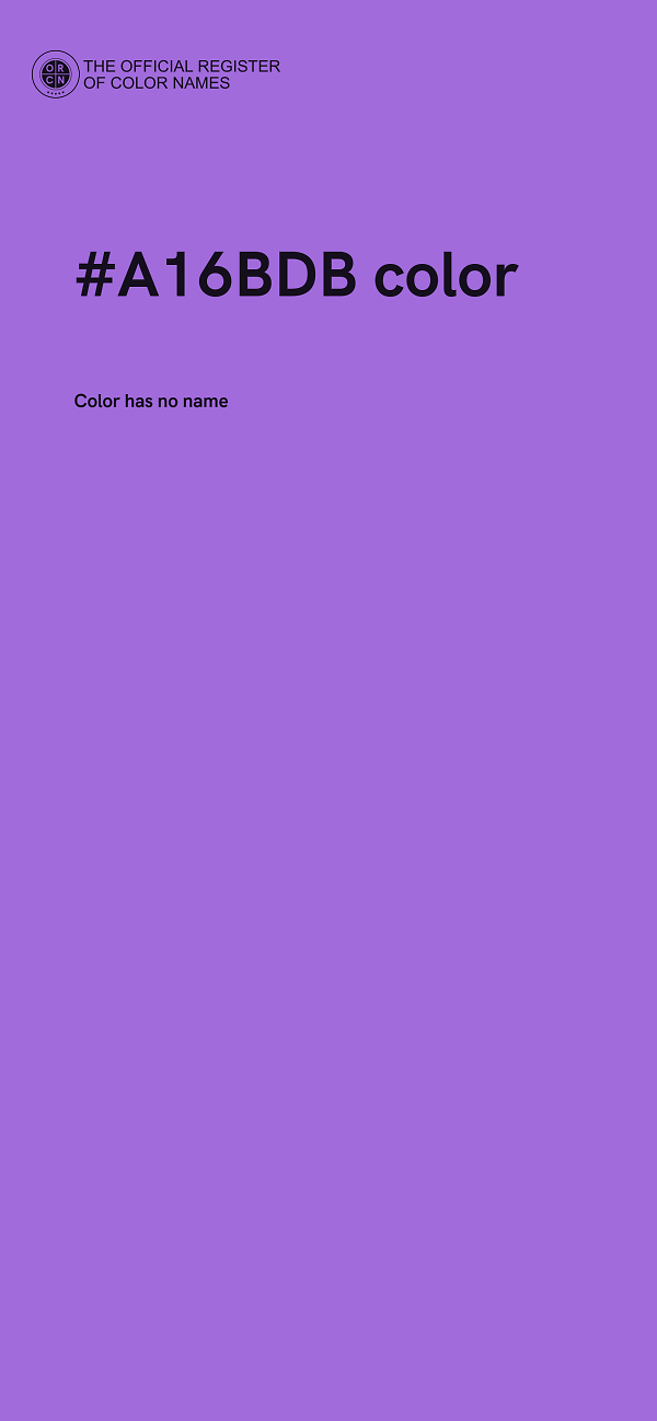 #A16BDB color image