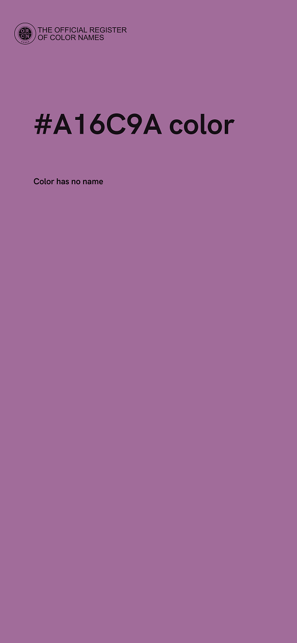#A16C9A color image