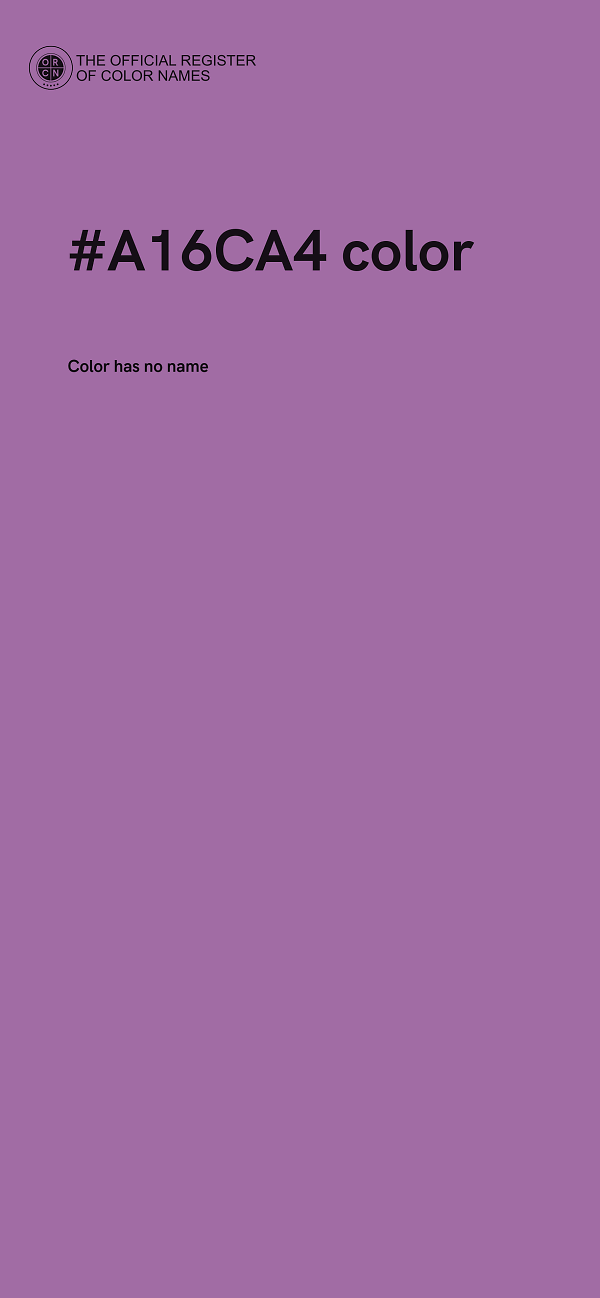#A16CA4 color image