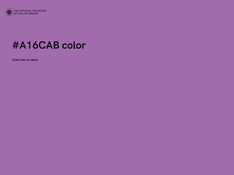 #A16CAB color image