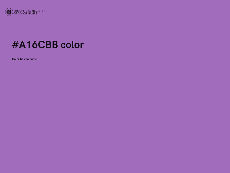 #A16CBB color image