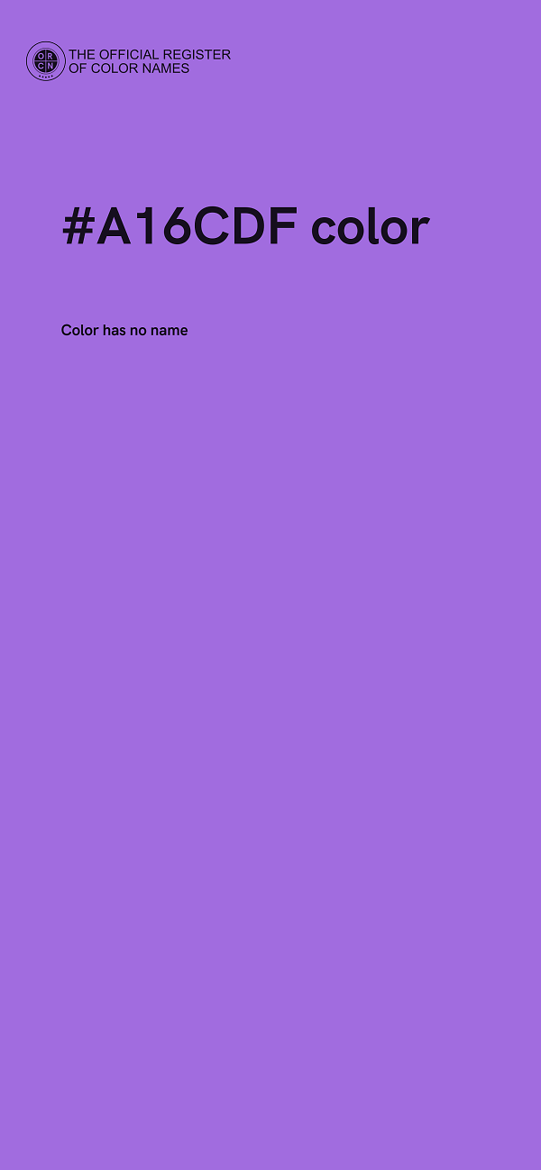 #A16CDF color image