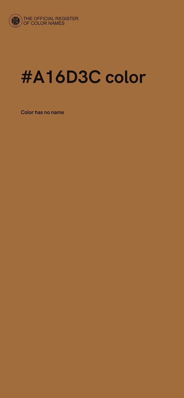 #A16D3C color image
