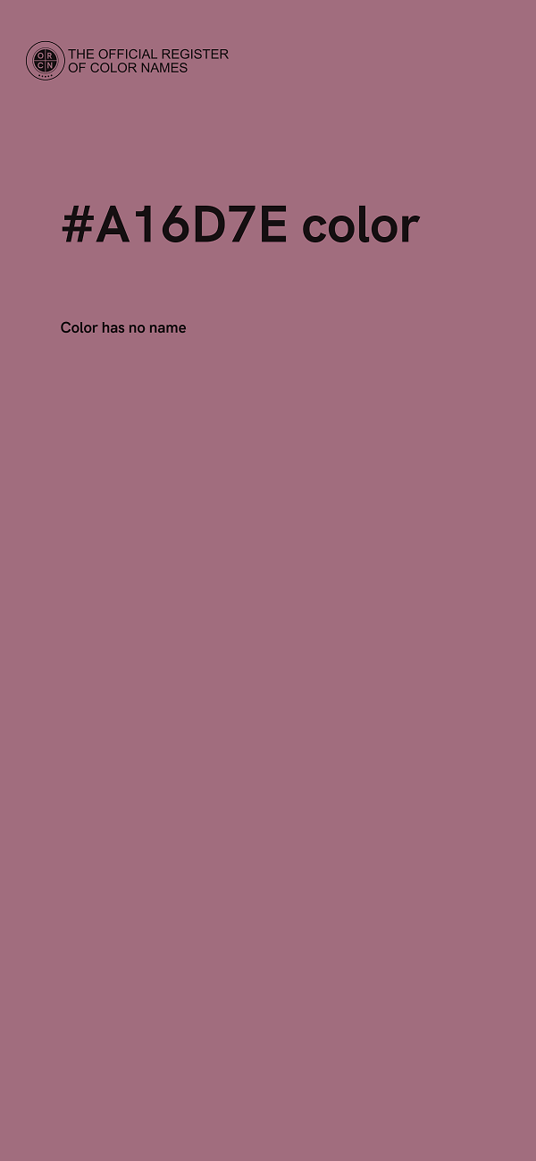 #A16D7E color image