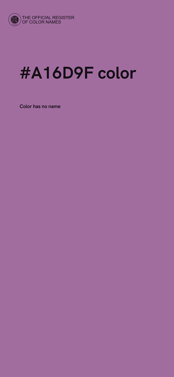 #A16D9F color image