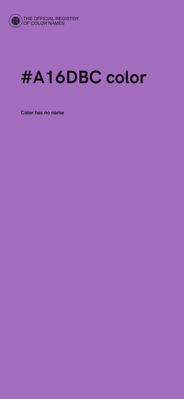 #A16DBC color image