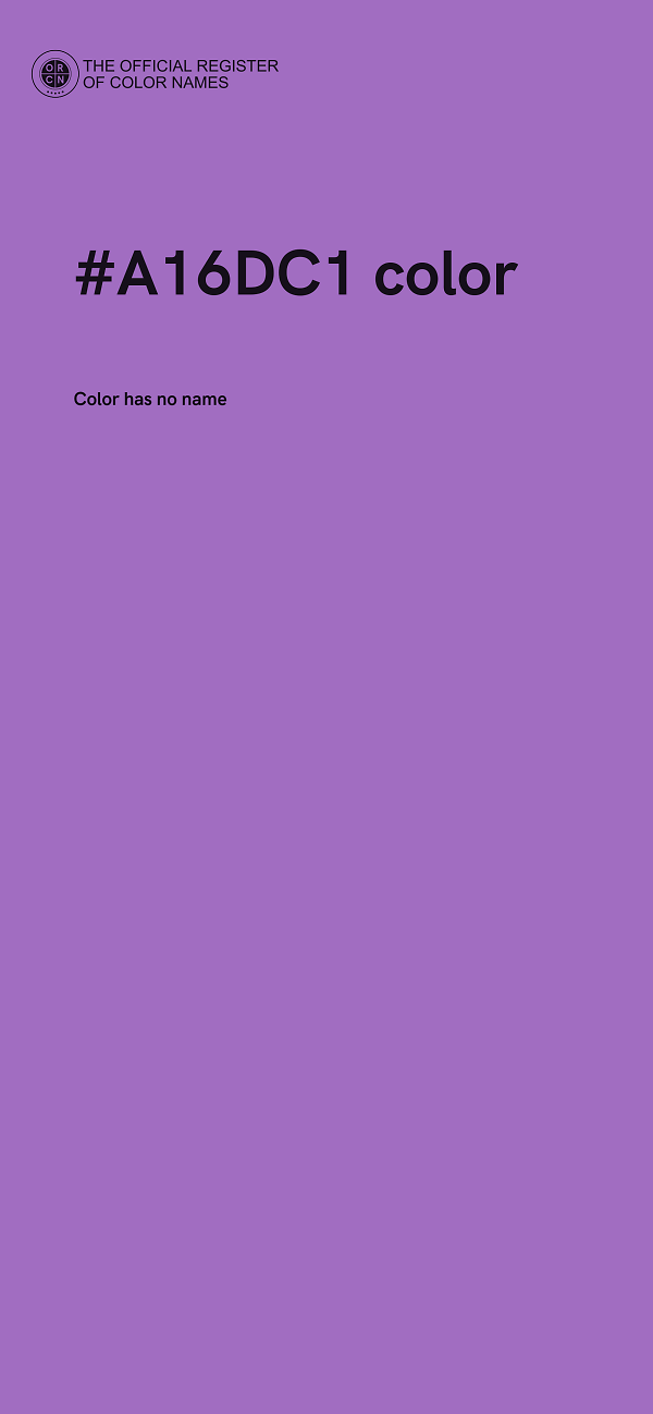 #A16DC1 color image