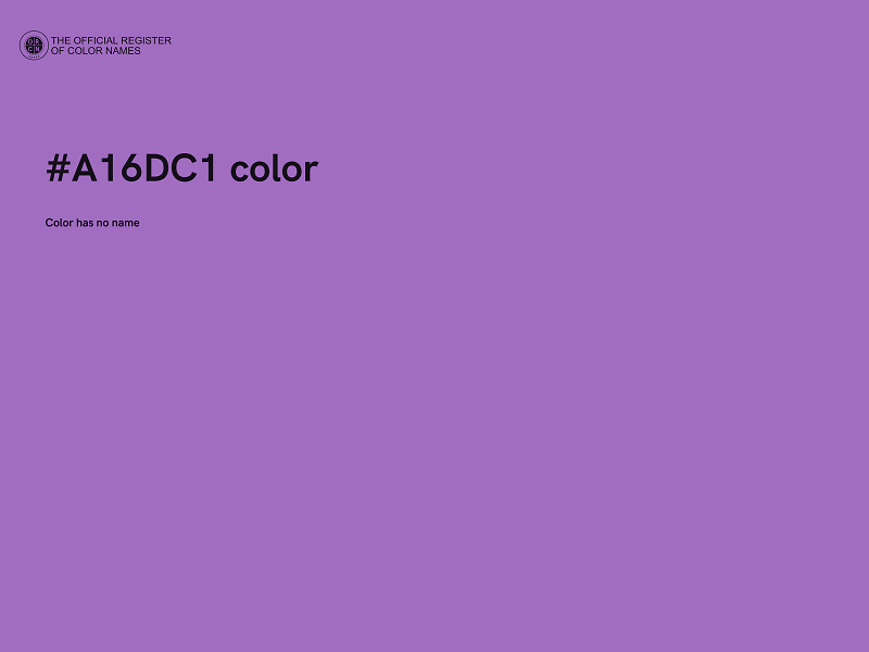 #A16DC1 color image