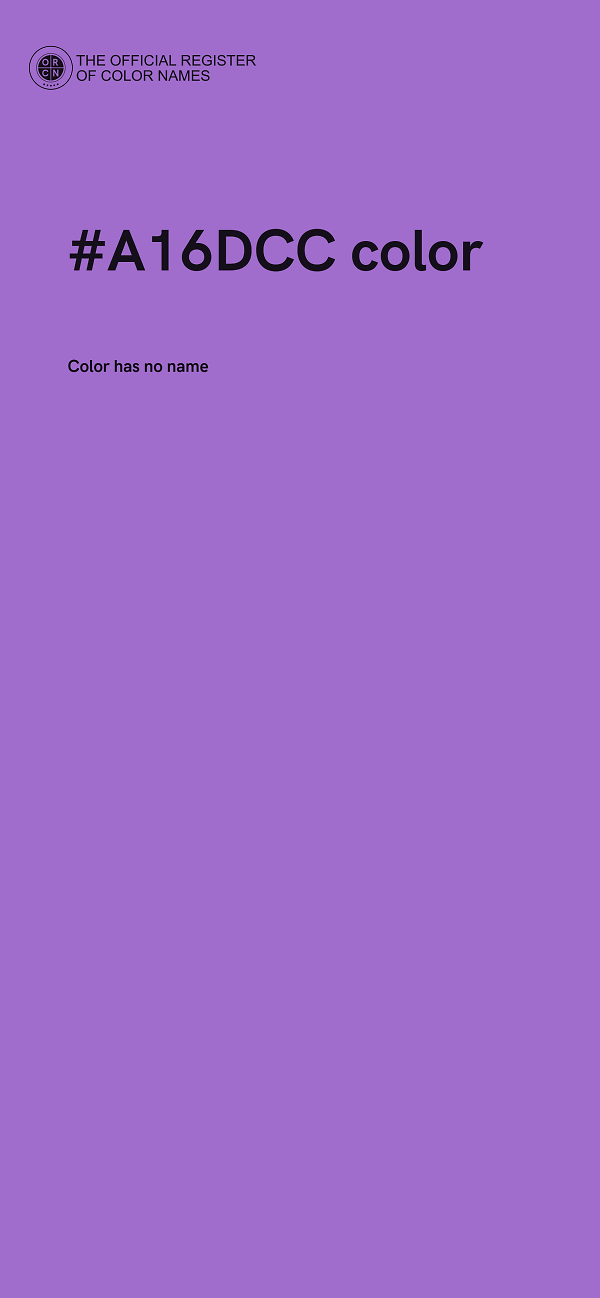 #A16DCC color image