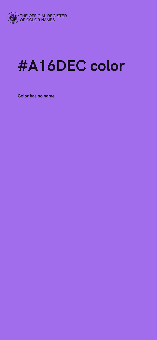 #A16DEC color image
