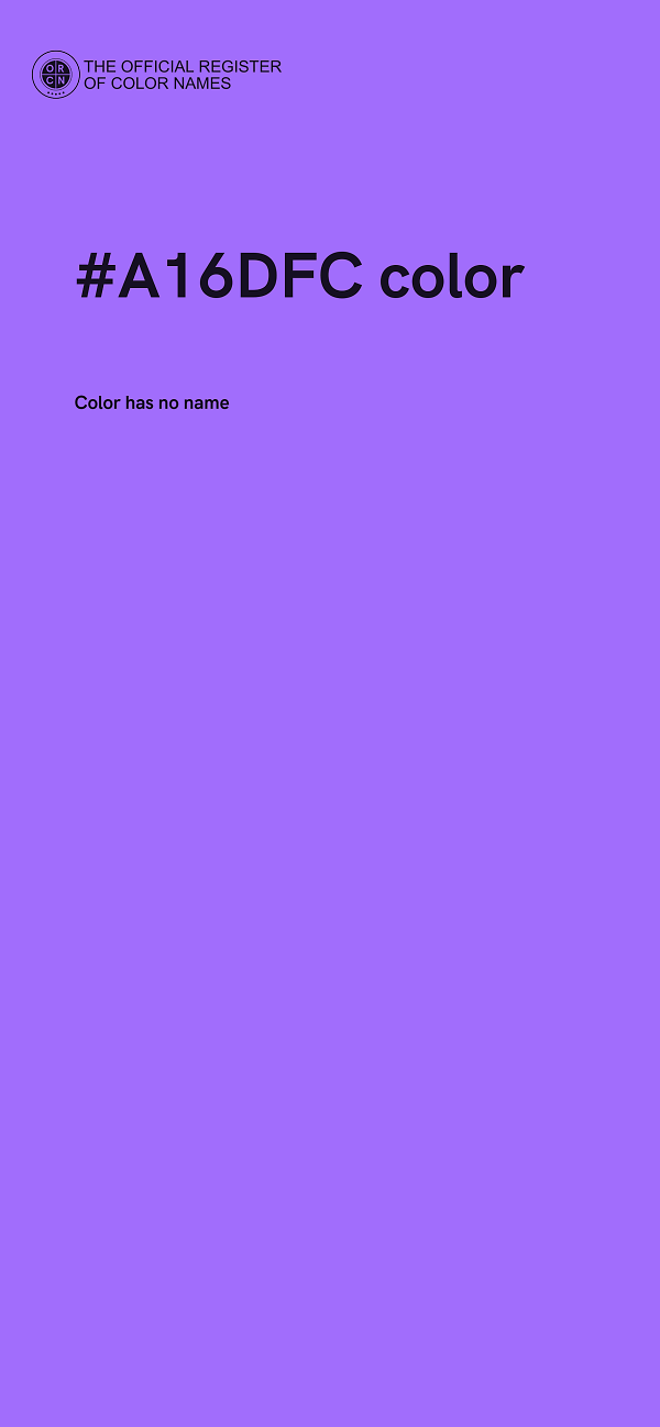 #A16DFC color image