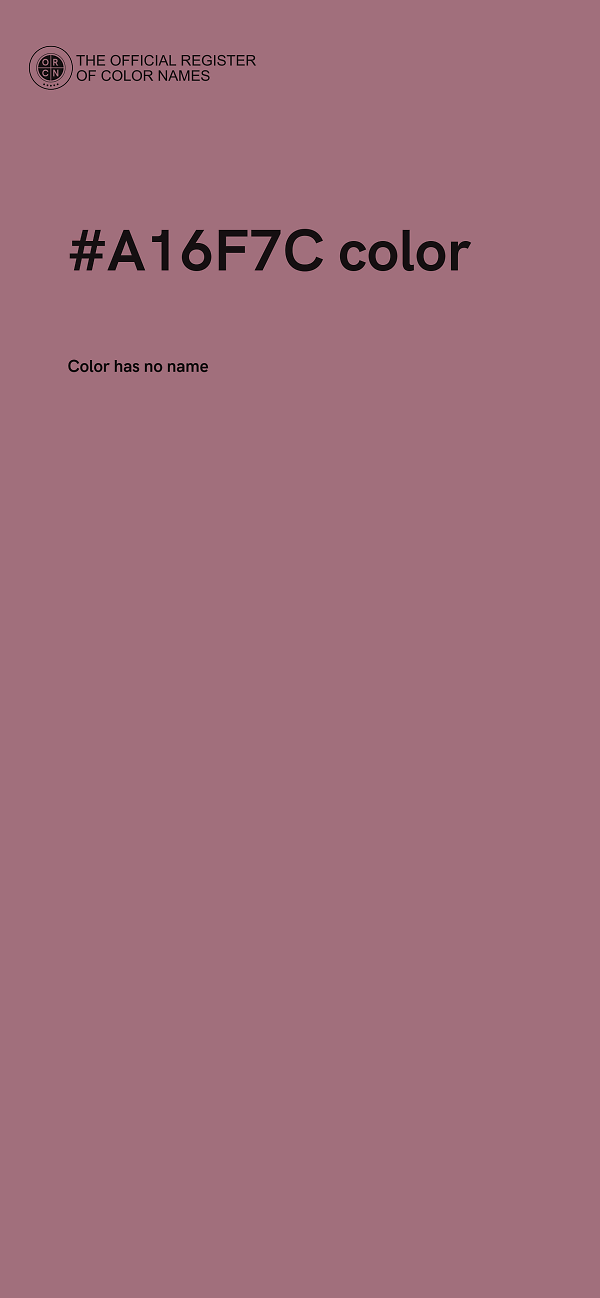 #A16F7C color image