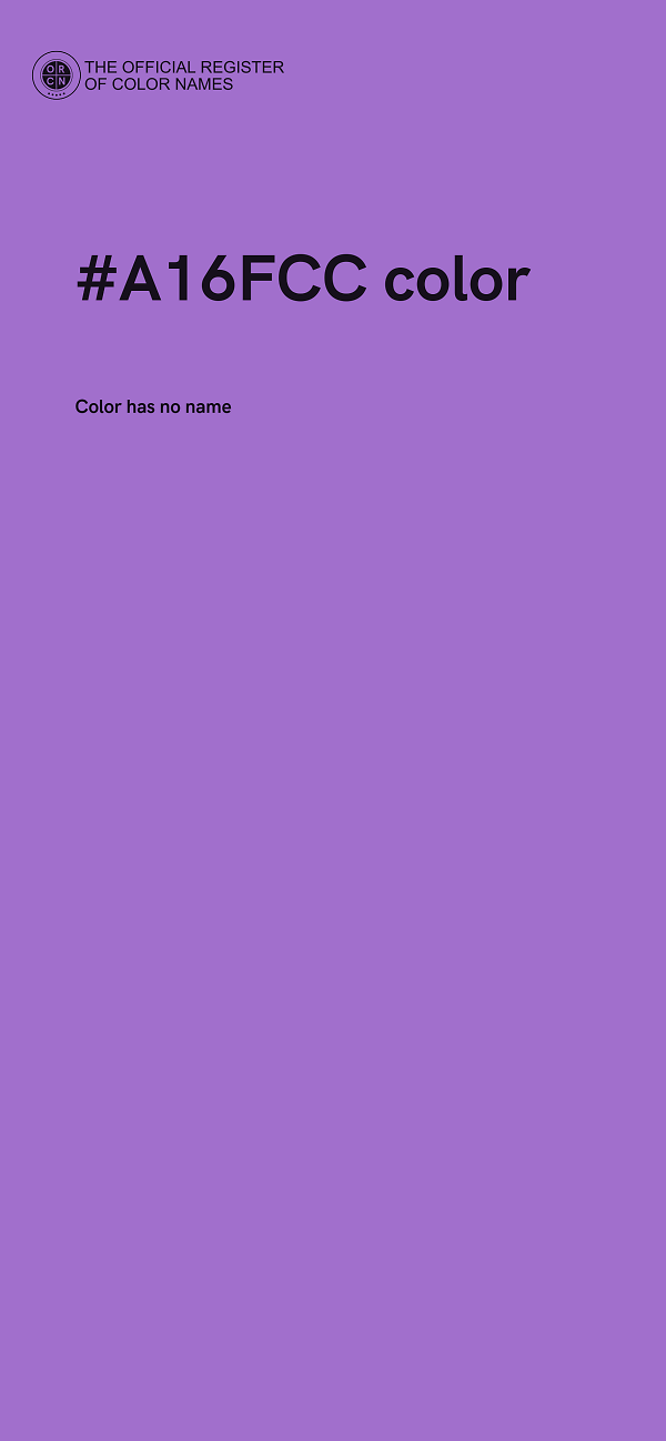 #A16FCC color image
