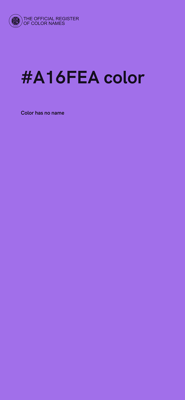 #A16FEA color image