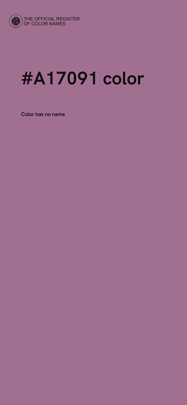 #A17091 color image