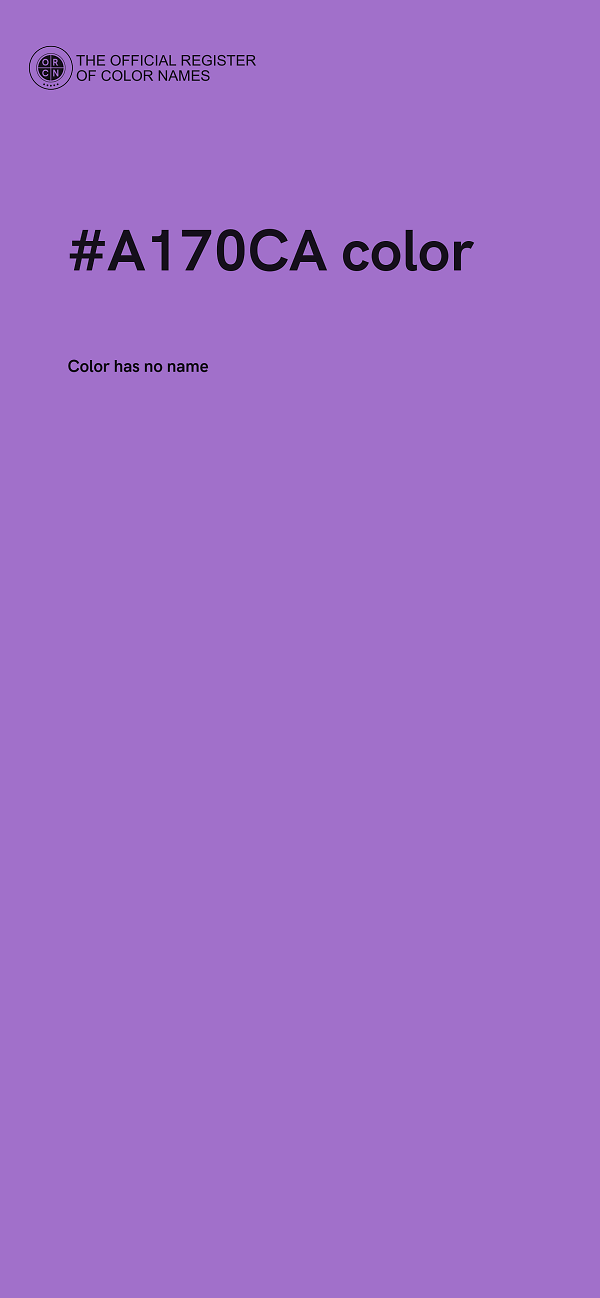 #A170CA color image