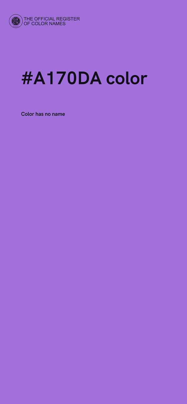 #A170DA color image