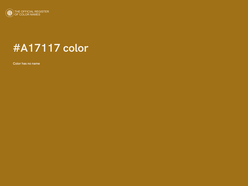 #A17117 color image