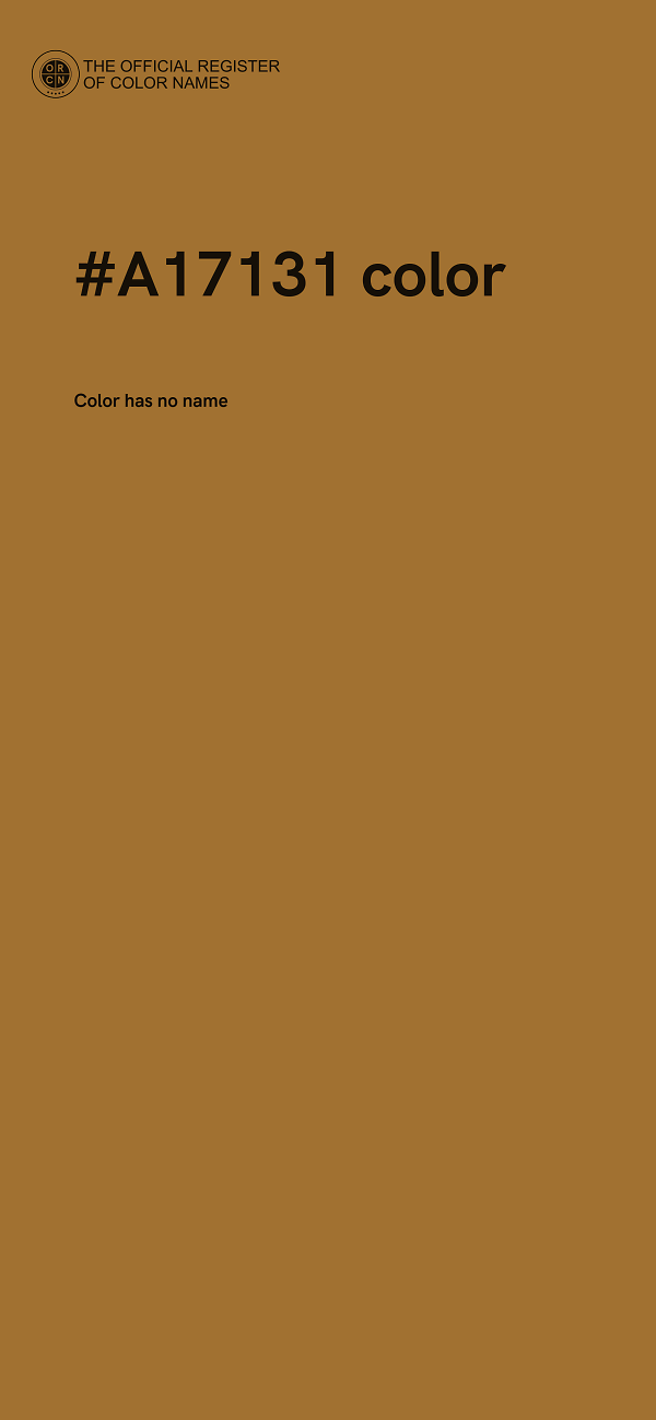 #A17131 color image