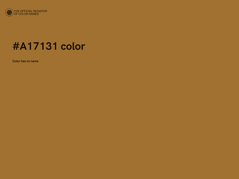 #A17131 color image