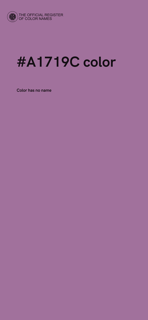 #A1719C color image