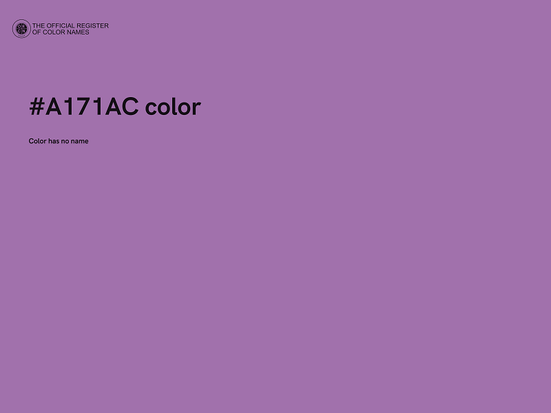 #A171AC color image