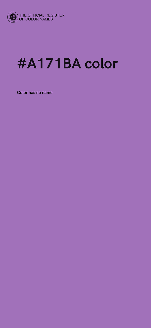 #A171BA color image