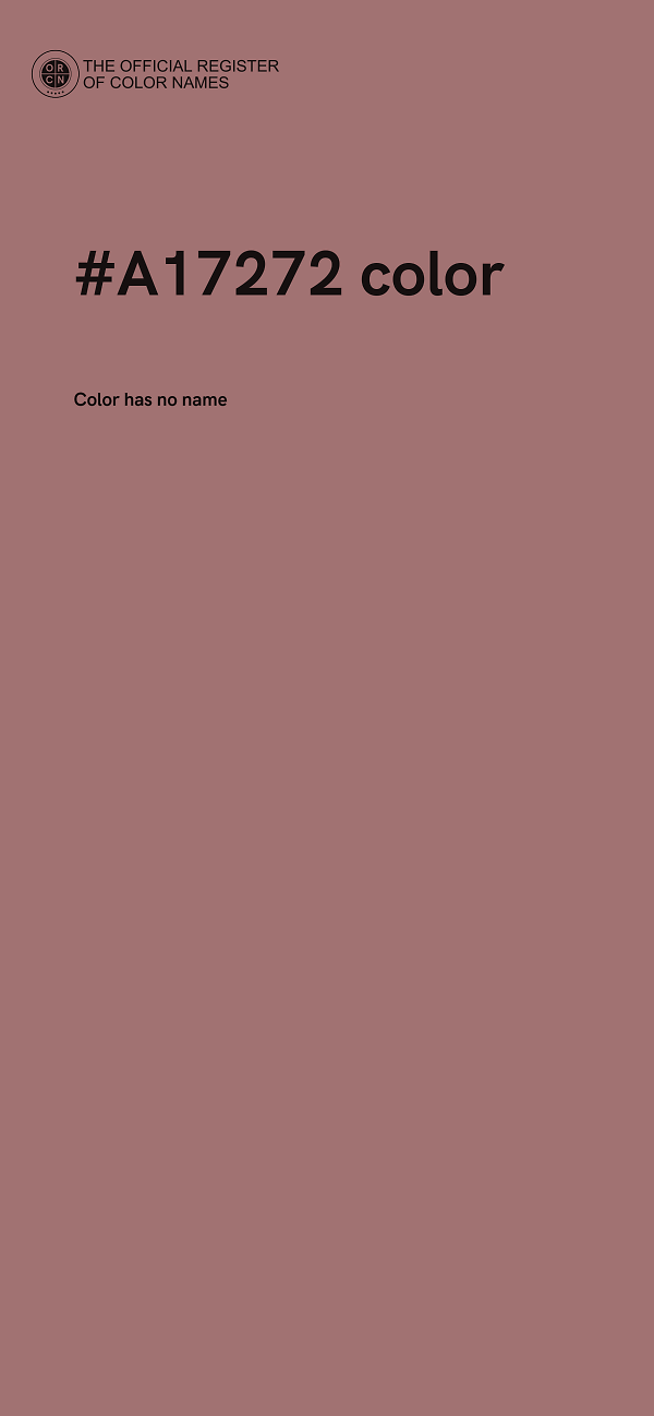 #A17272 color image