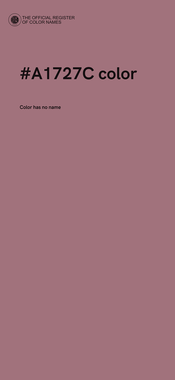 #A1727C color image