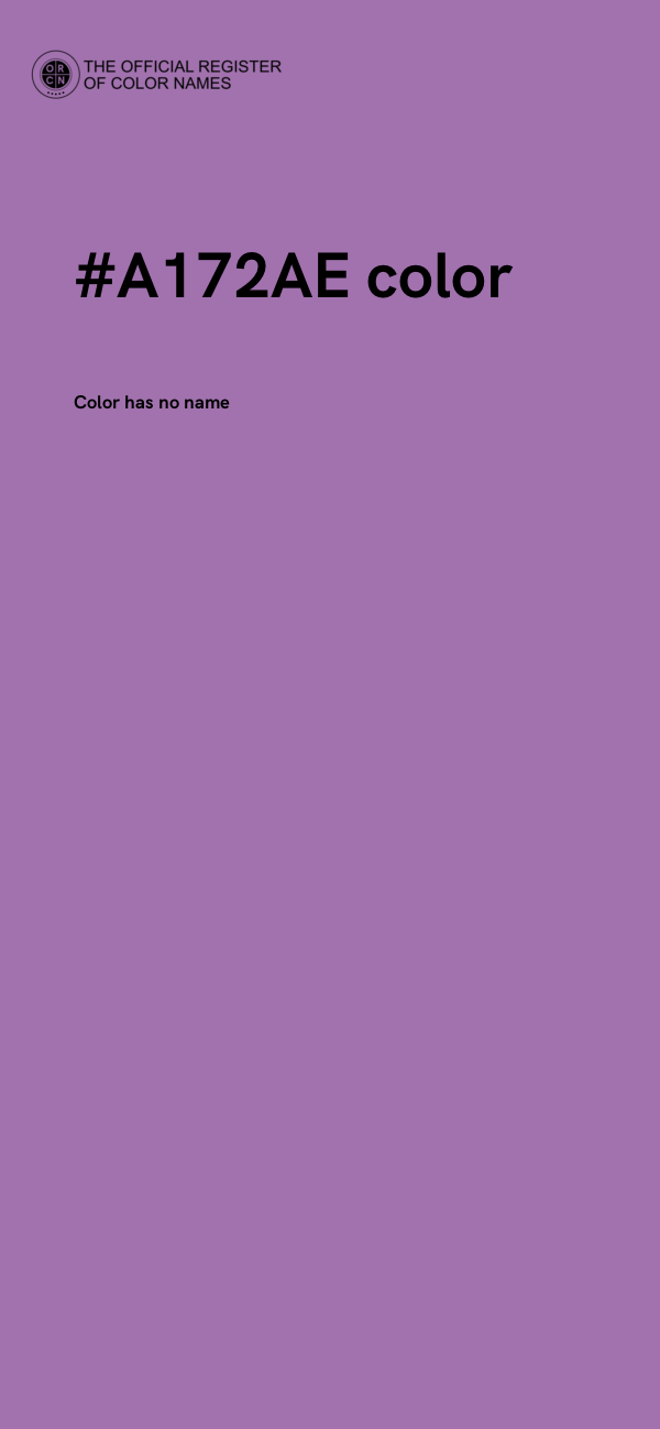 #A172AE color image