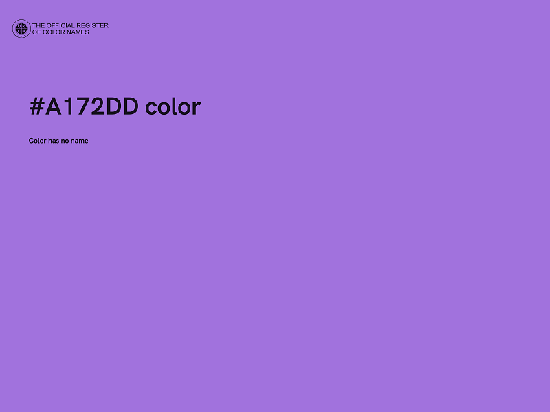 #A172DD color image