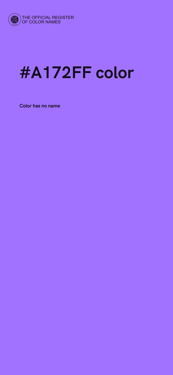 #A172FF color image