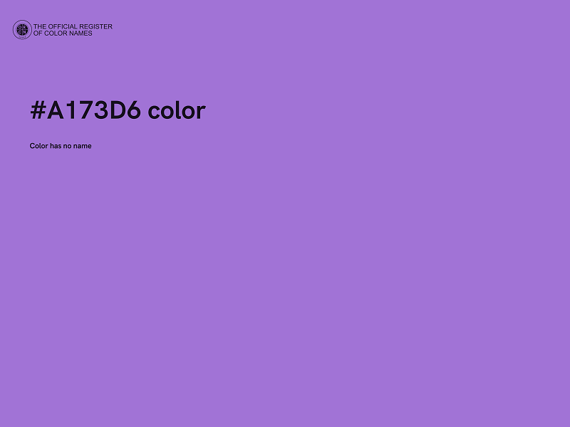 #A173D6 color image