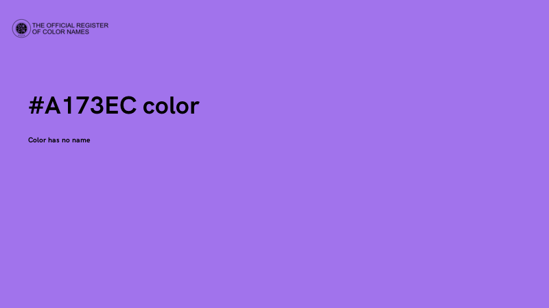 #A173EC color image