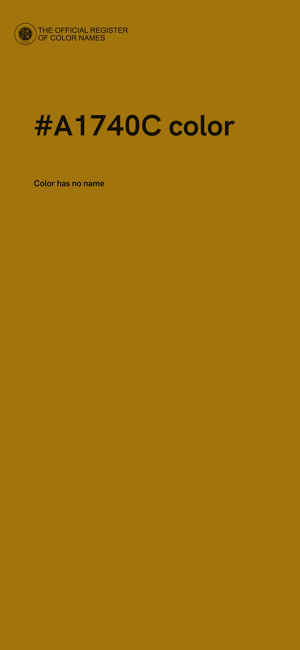 #A1740C color image
