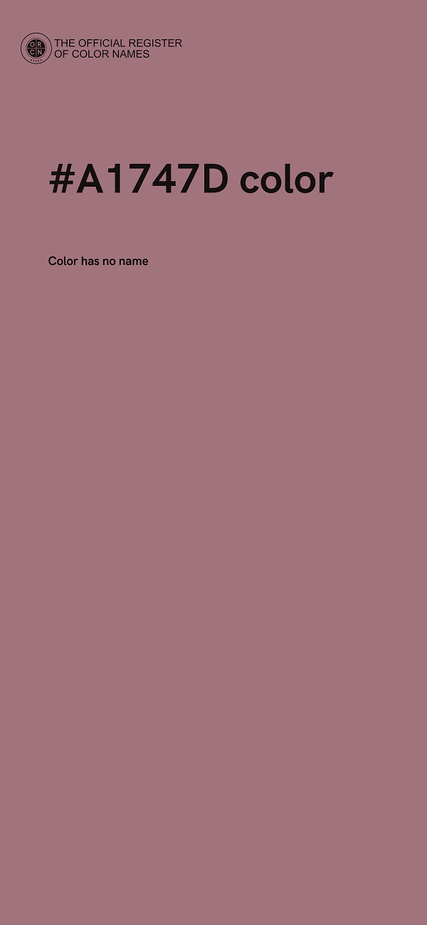 #A1747D color image