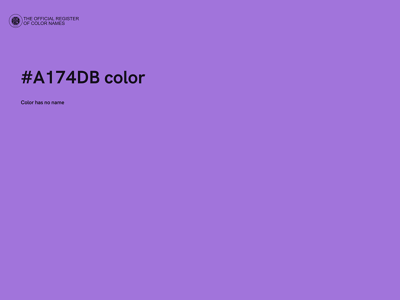 #A174DB color image
