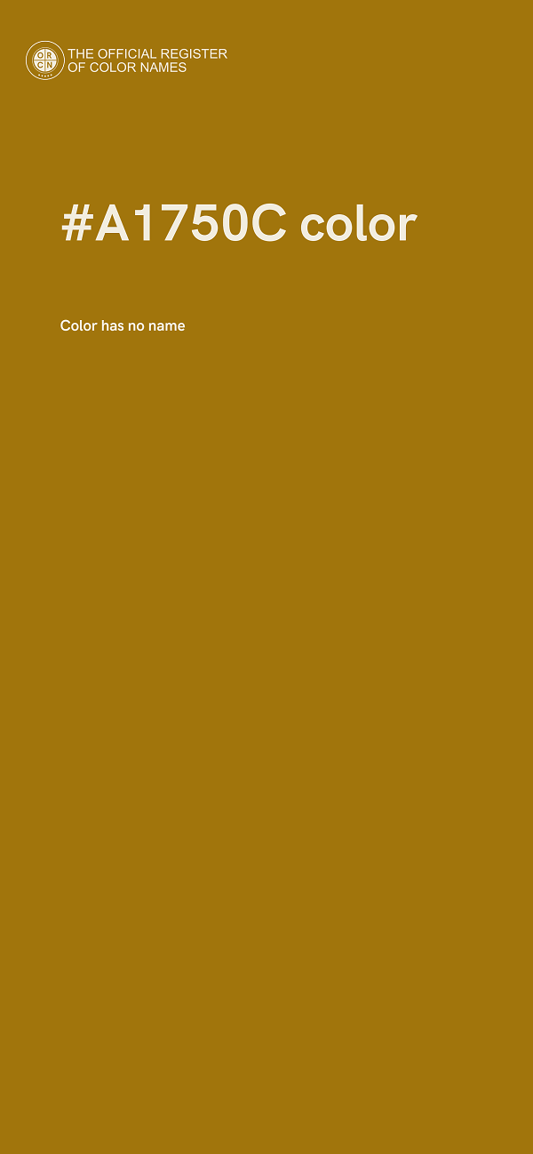 #A1750C color image