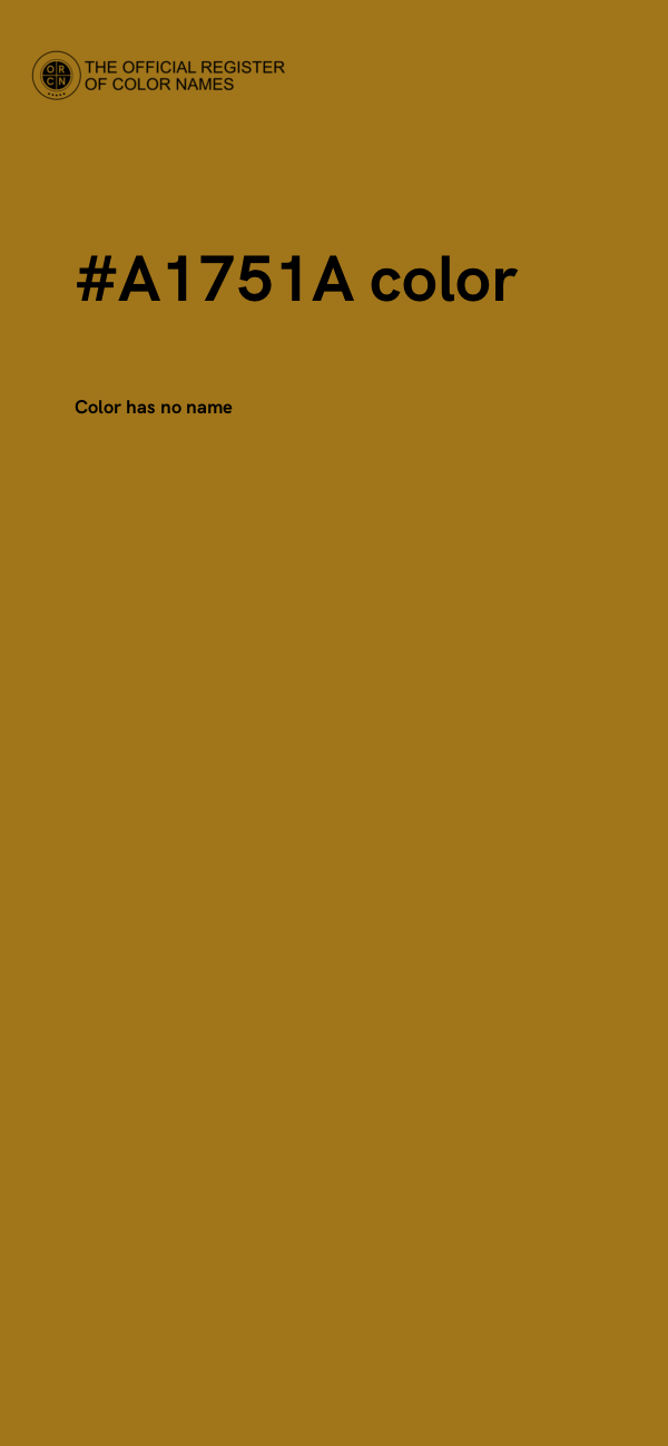 #A1751A color image