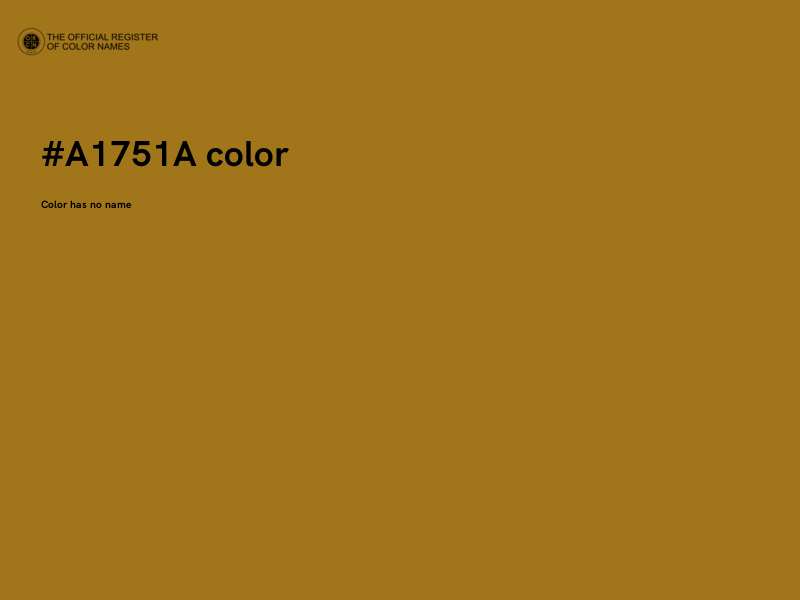 #A1751A color image